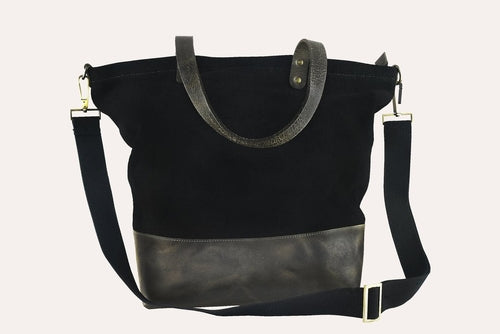 Borsa Tote Vintage Canvas - Unisex con Tracolla