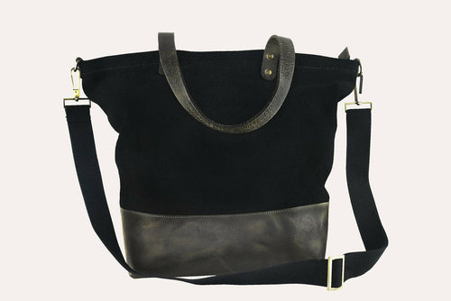 Borsa Tote Vintage Canvas - Unisex con Tracolla