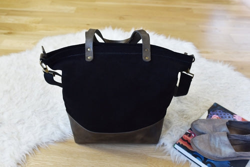 Borsa Tote Vintage Canvas - Unisex con Tracolla