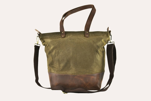Borsa Tote Vintage Canvas - Unisex con Tracolla