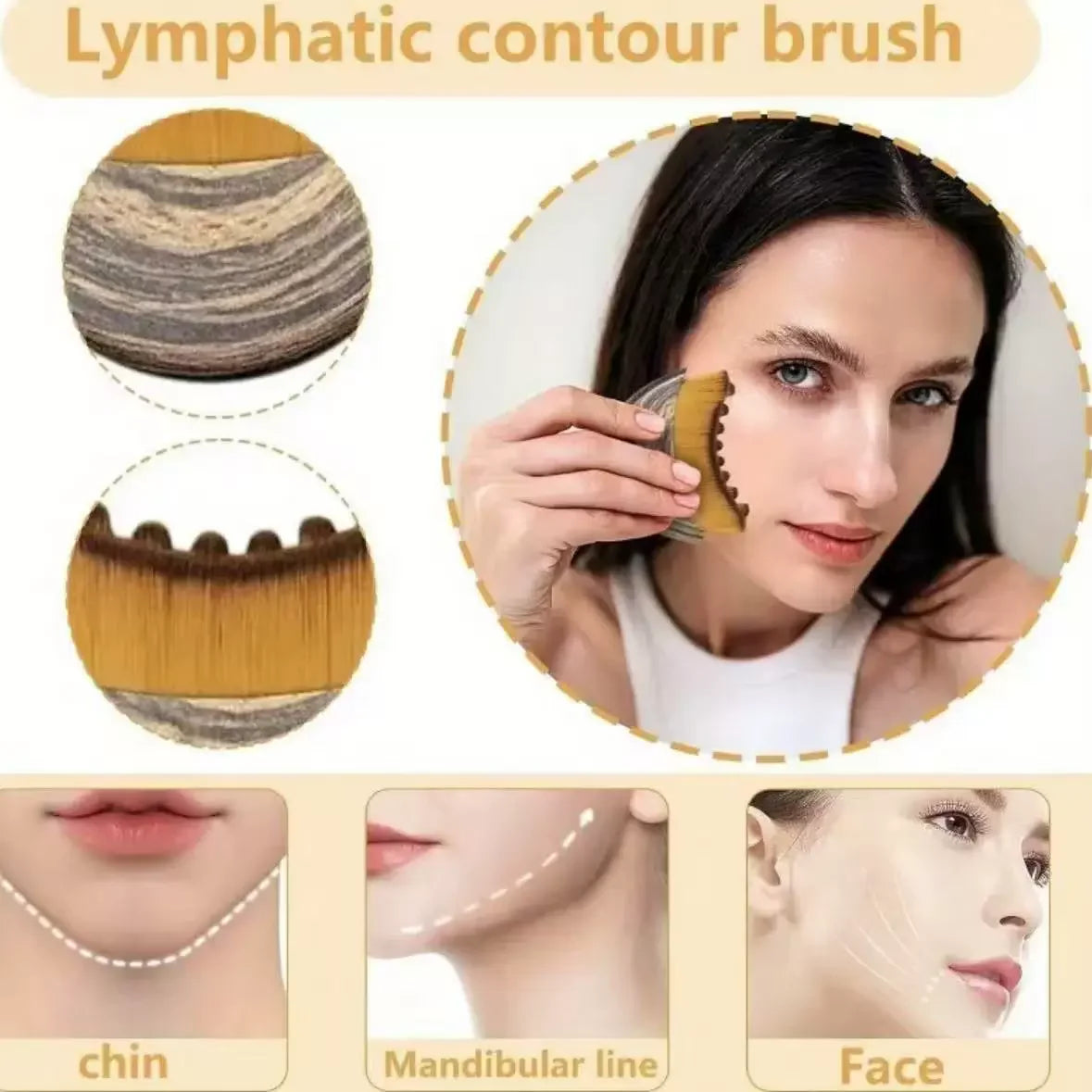 AuraBrush™ - Spazzola Massaggiante Anticaduta in Sandalo | Ricrescita, Relax e Drenaggio