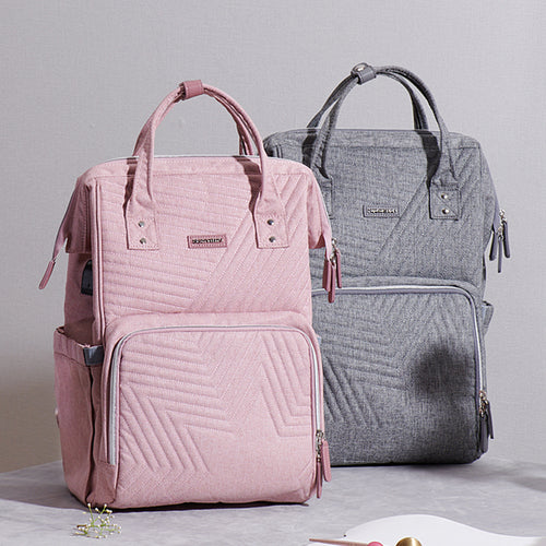 Trapuntato - Borsa Mamma Impermeabile con Tasche Termiche
